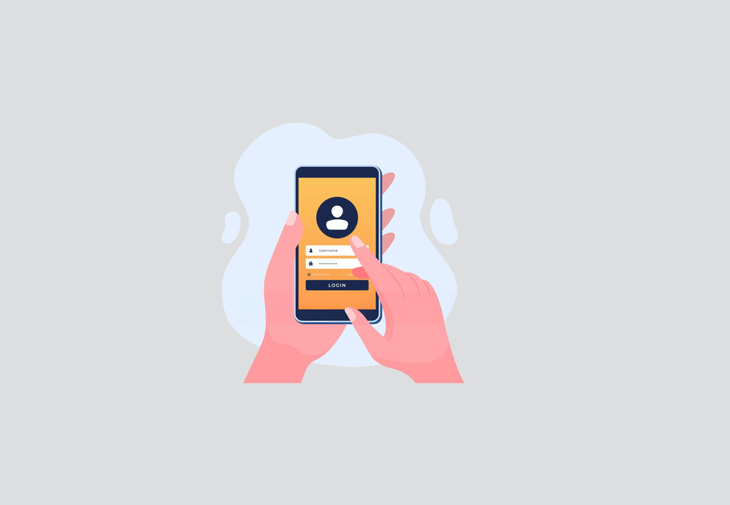 Customer Login Page Image