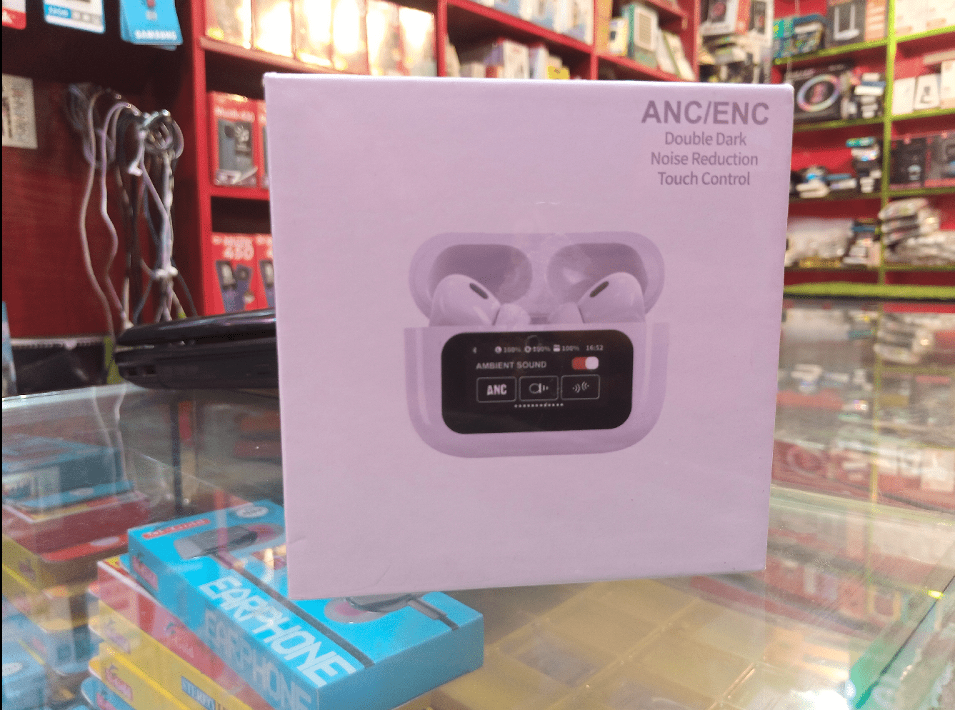 ANC/ENC Double Dark Noise Reduction Touch Control Earbuds